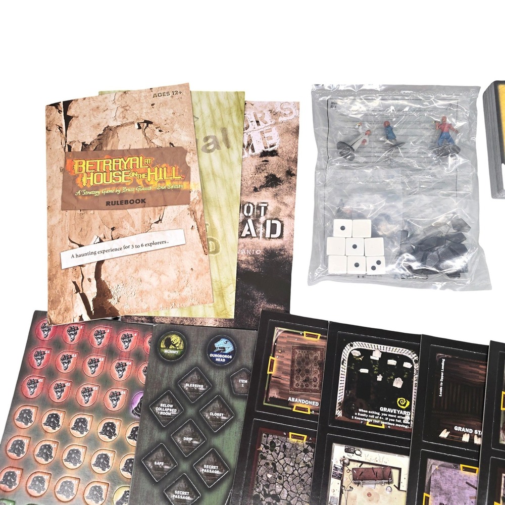 Avalon Hill Betrayal at the House on the Hill 2nd Ed Game & TowerRex Organizer - Picture 4 of 16